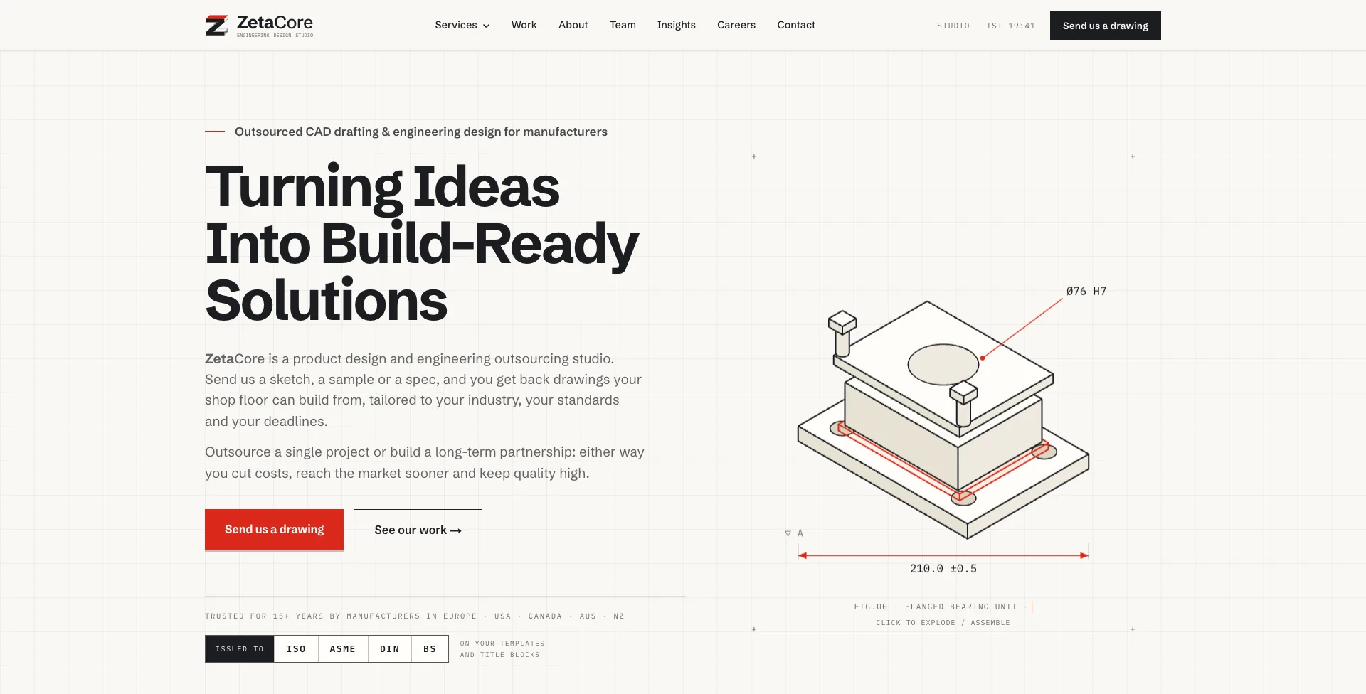 ZetaCore website designed and built by Renav